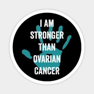 ovarian cancer fighter - teal ribbon awareness month - ovarian cancer awareness Magnet